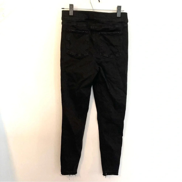 Spanx Distressed Skinny Jeans Vintage Black Medium - Picture 4 of 10
